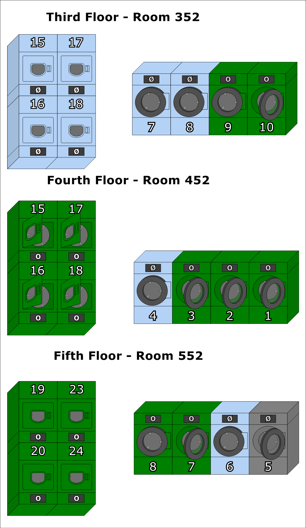 Noehren Hall 3rd 4th 5th (452) location